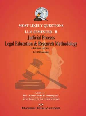 Judicial Process & Legal Education And Research Methodology