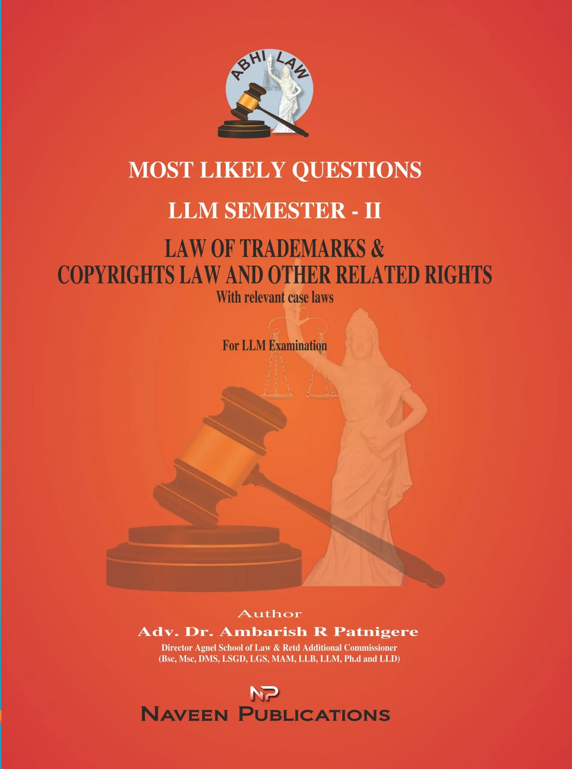 Law of Trademarks & Copyrights Law And Other Related Rights Law of Trademarks & Copyrights Law And Other Related Rights