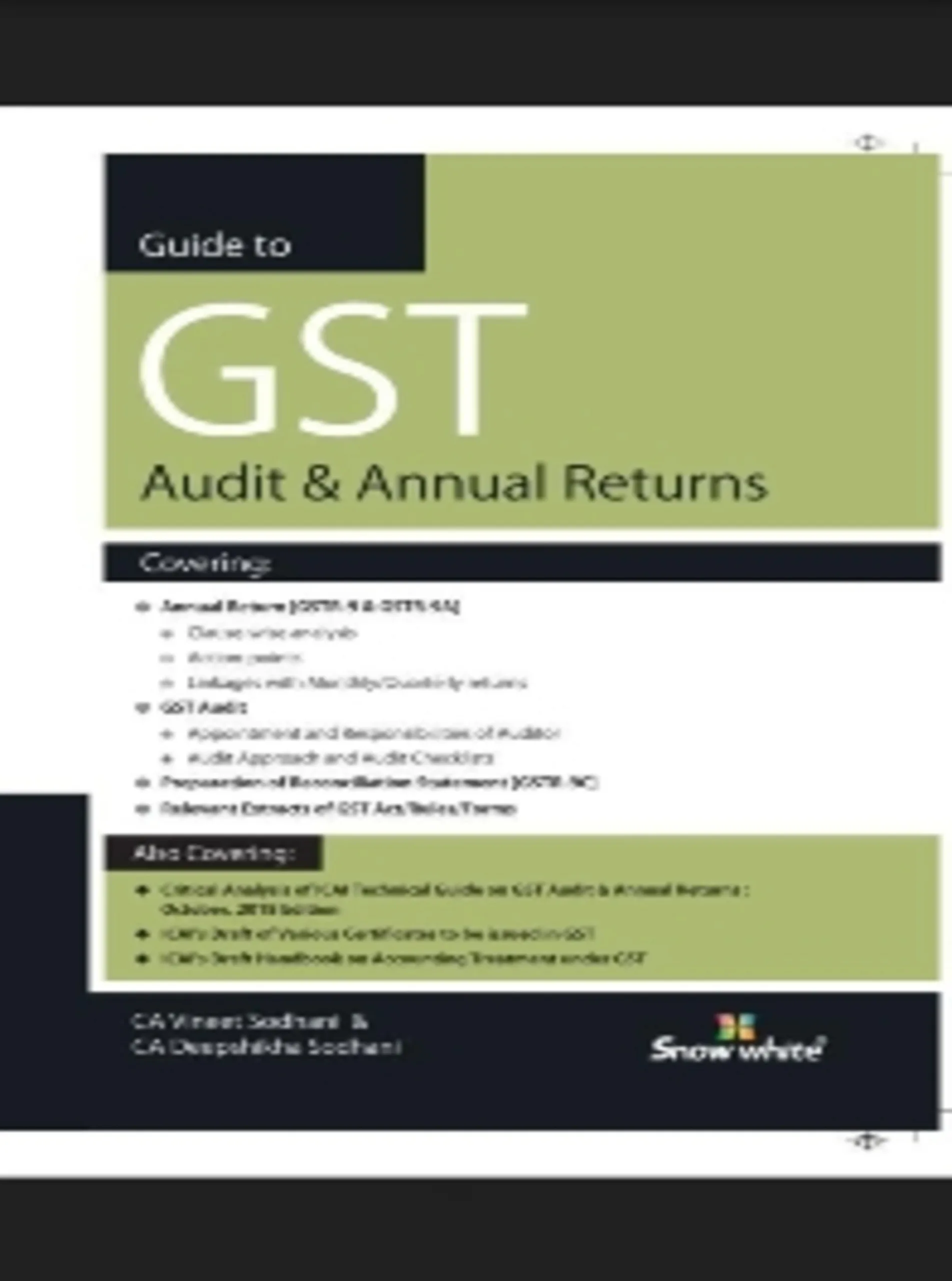 GUIDE TO GST AUDIT ANNUAL RETURNS