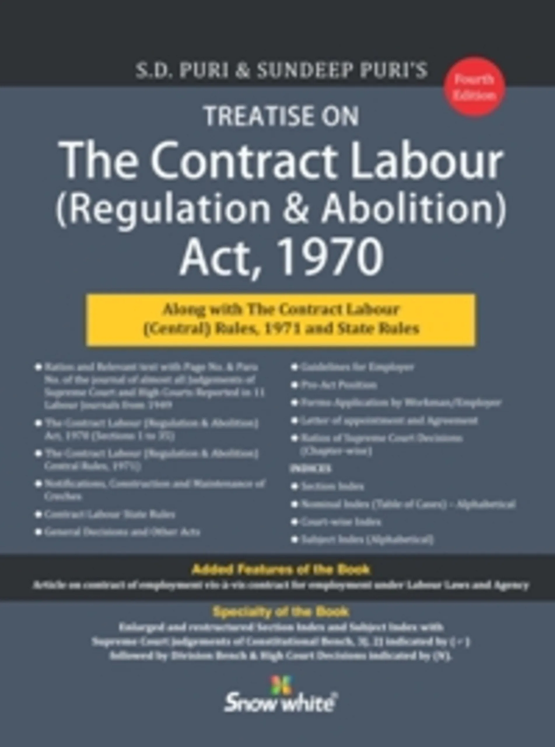 The Contract Labour Regulation And Abolition Act 1970 The Contract Labour Regulation And Abolition Act 1970