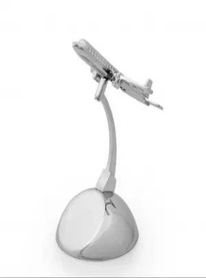 Silver Airplane Desk — Paperweight