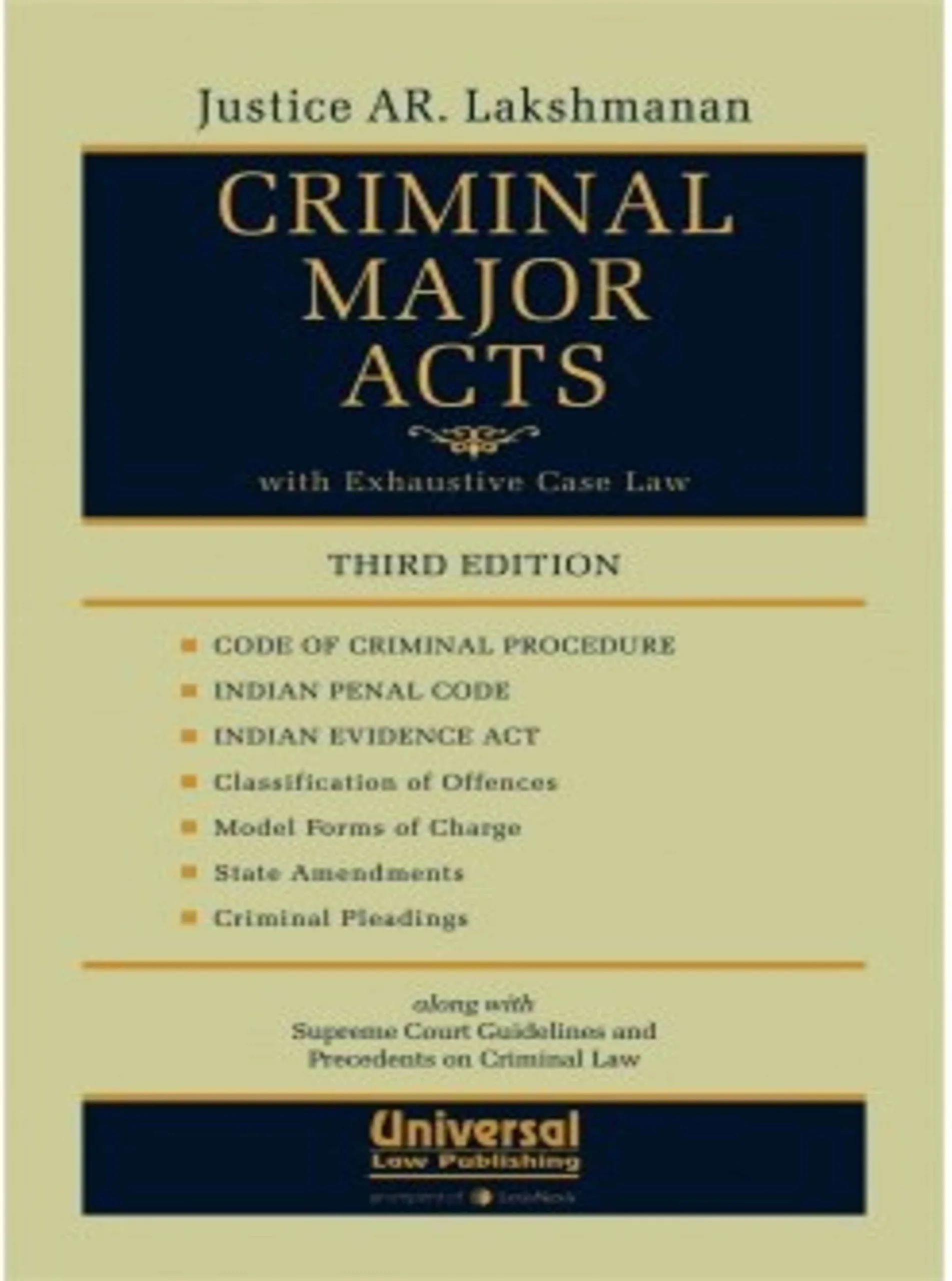Criminal Major Acts-with Exhaustive Case Law