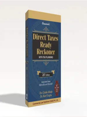 Direct Taxes Ready Reckoner with Tax Planning