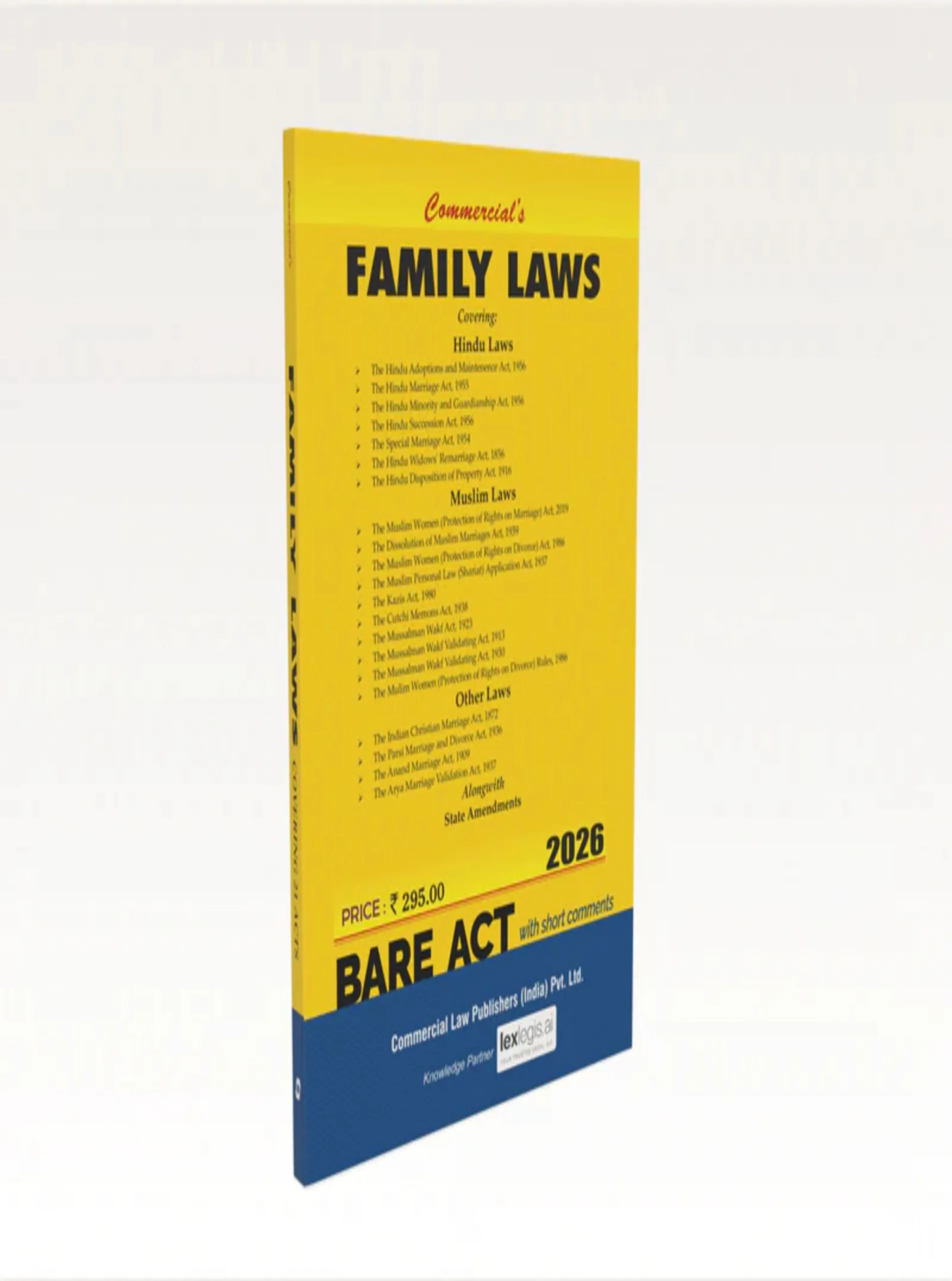 Family Laws Covering 21 Acts