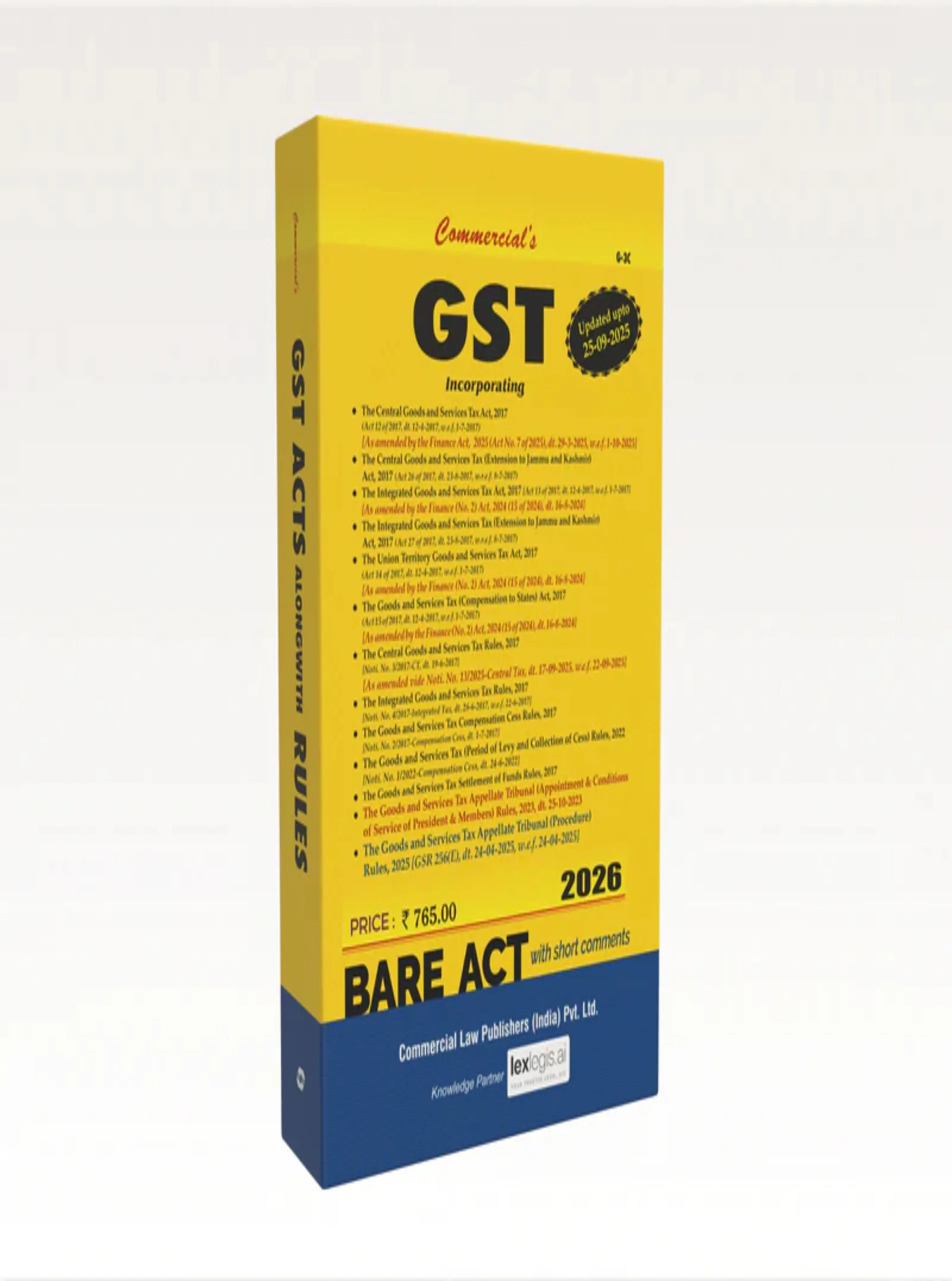 GST Acts along with Rules