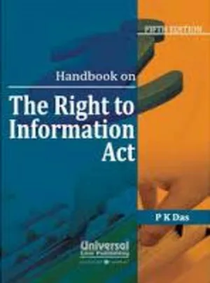 Handbook on the Right to Information Act