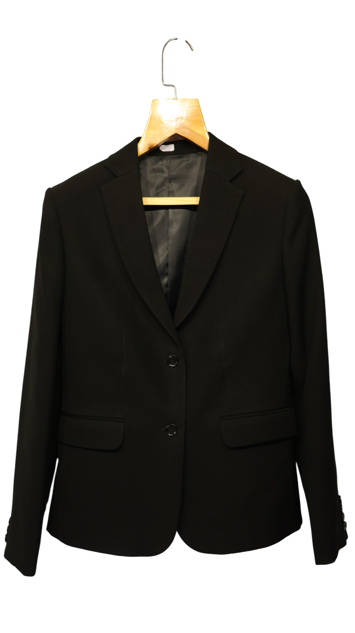 Premium Women’s Black Blazer — Imported Fabric · All Sizes