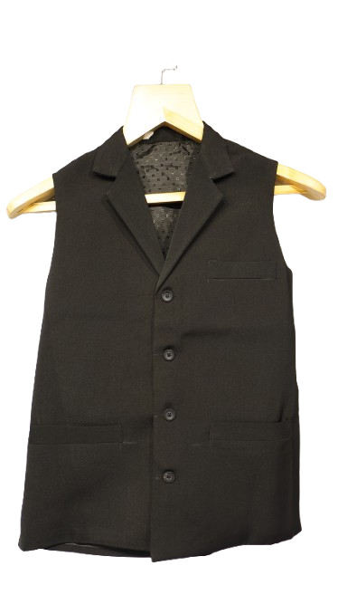 Ladies Black Advocate Waistcoat