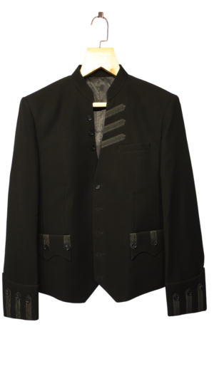 Gents - Judges and Senior Counsel Coats ( Jet Black Wrinkle Free Imported Fabric )