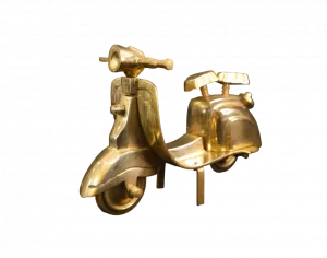 Vintage Brass Scooter