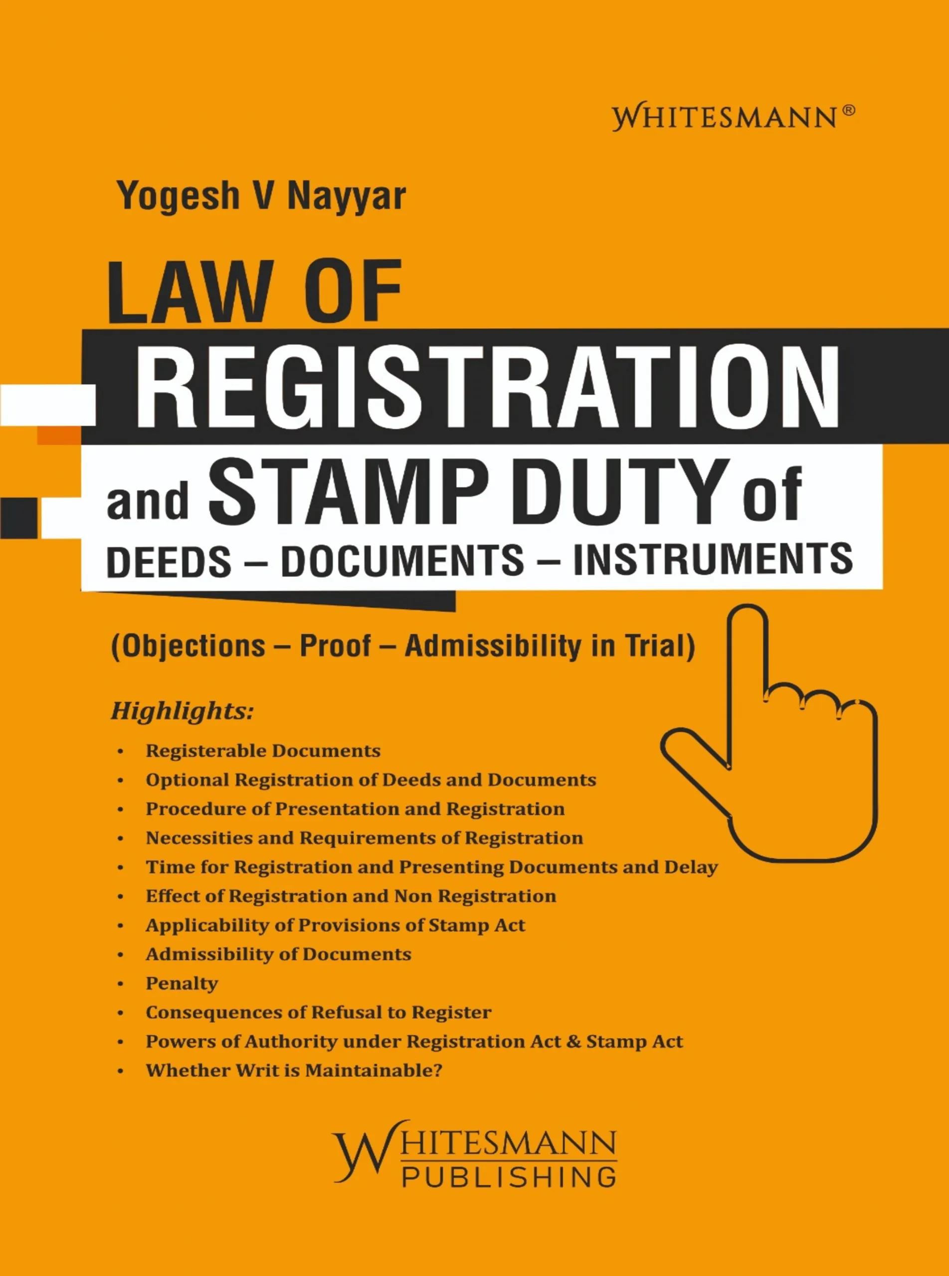LAW OF REGISTRATION AND STAMP DUTY OF DEEDS-DOCUMENTS-INSTRUMENTS