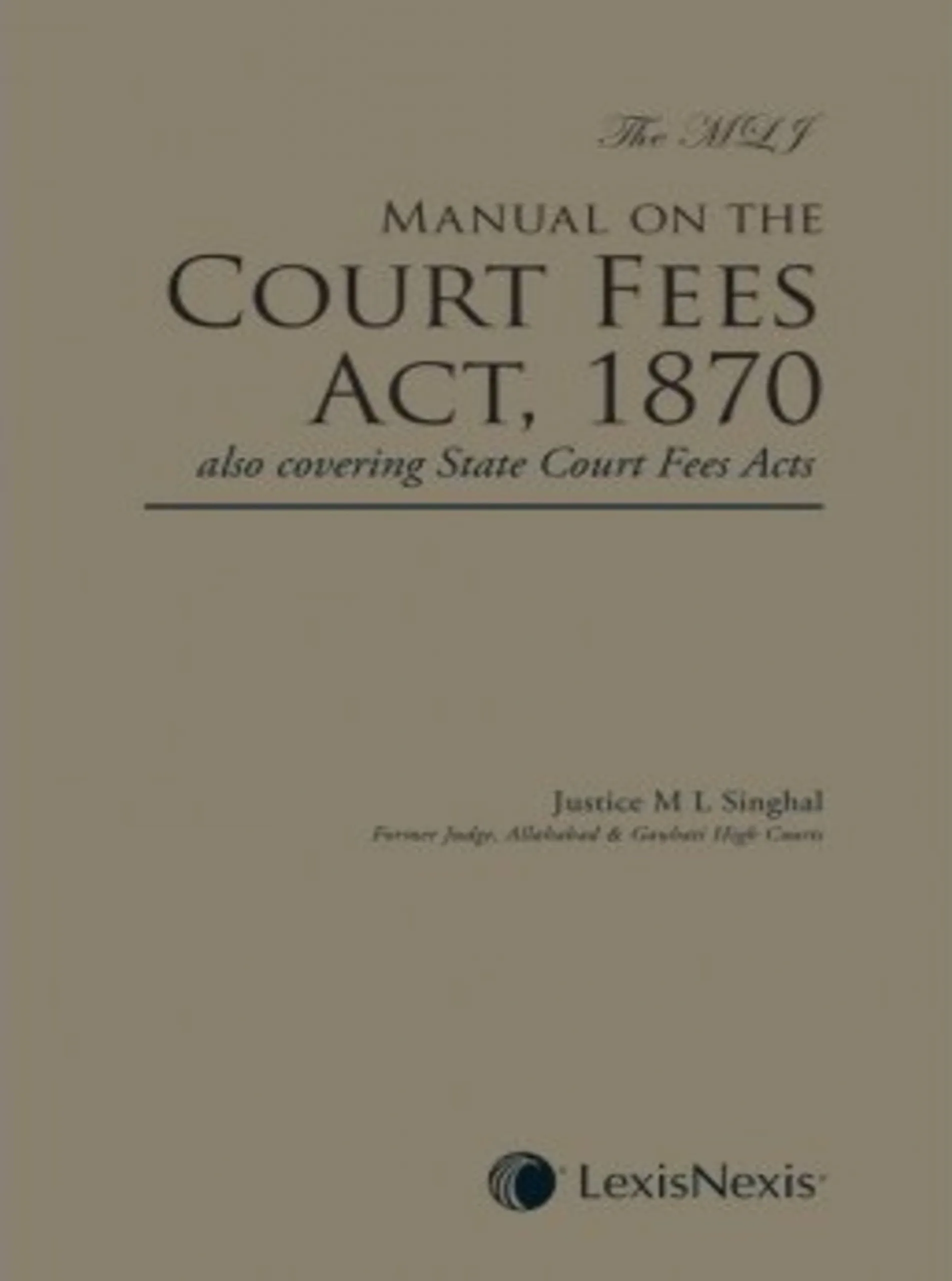 Manual On The Court Fees Act, 1870