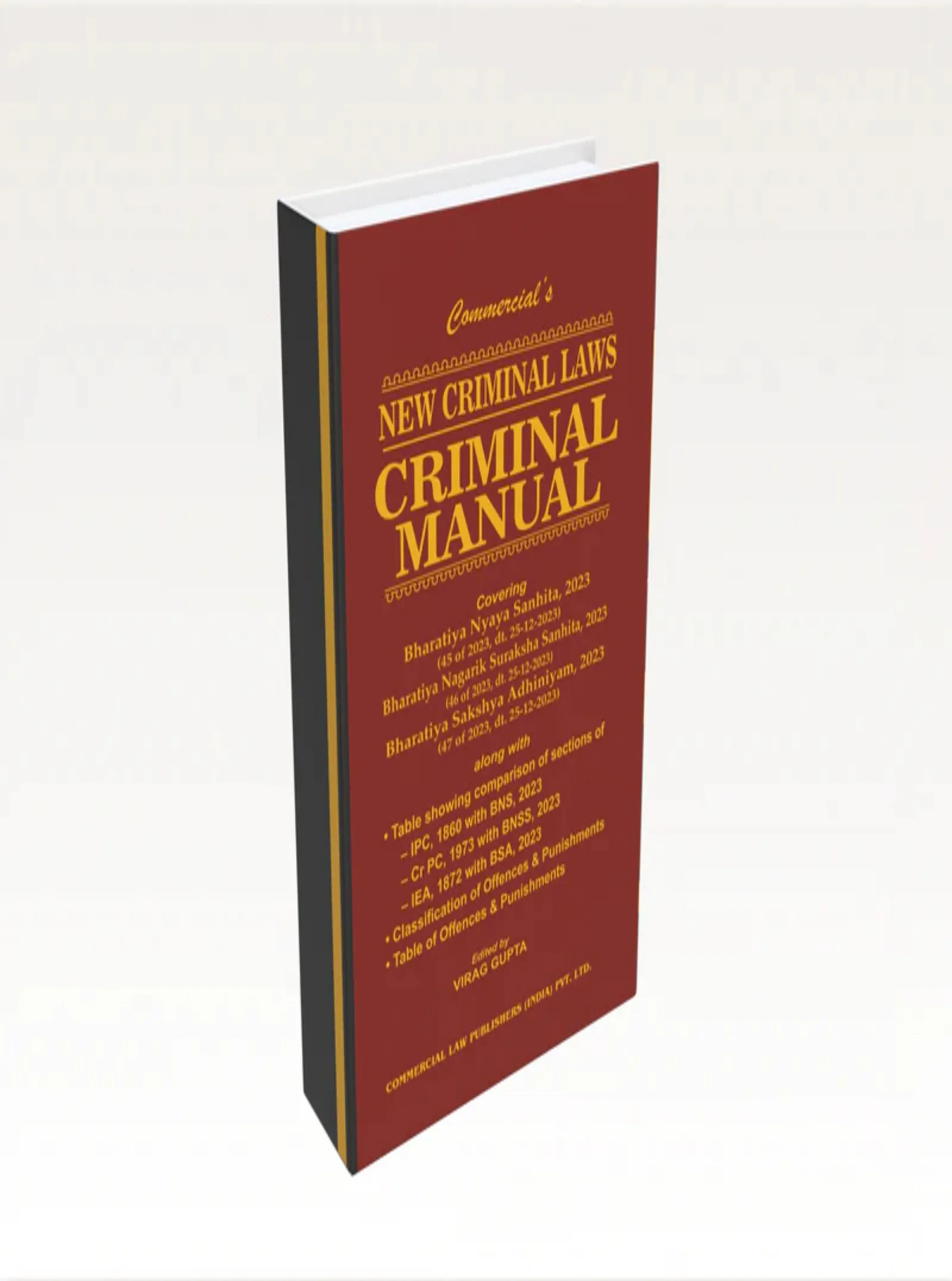 New Criminal Laws Criminal Manual Pocket Edition