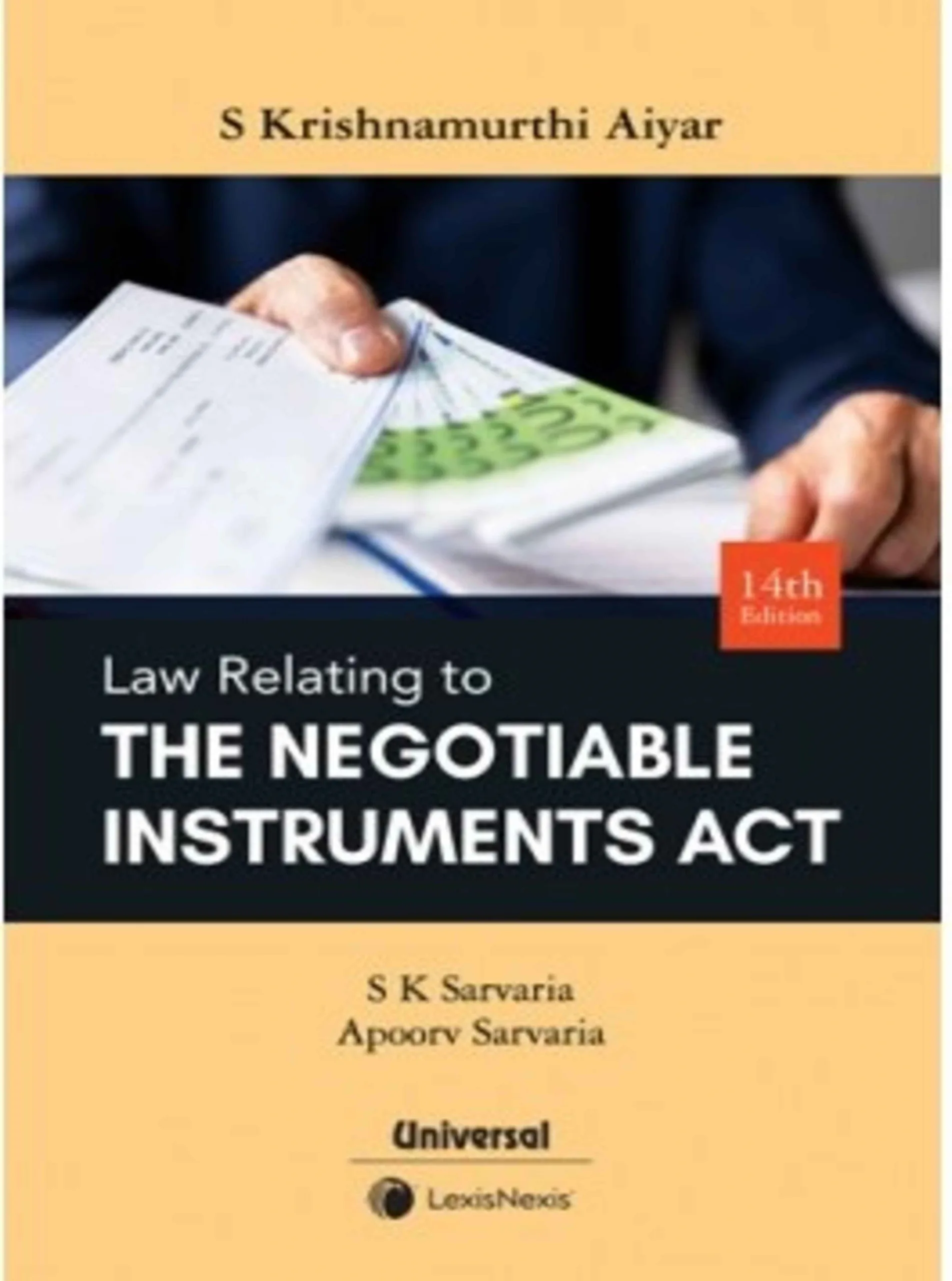 S Krishnamurthy Aiyar: Law Relating to Negotiable Instruments Act