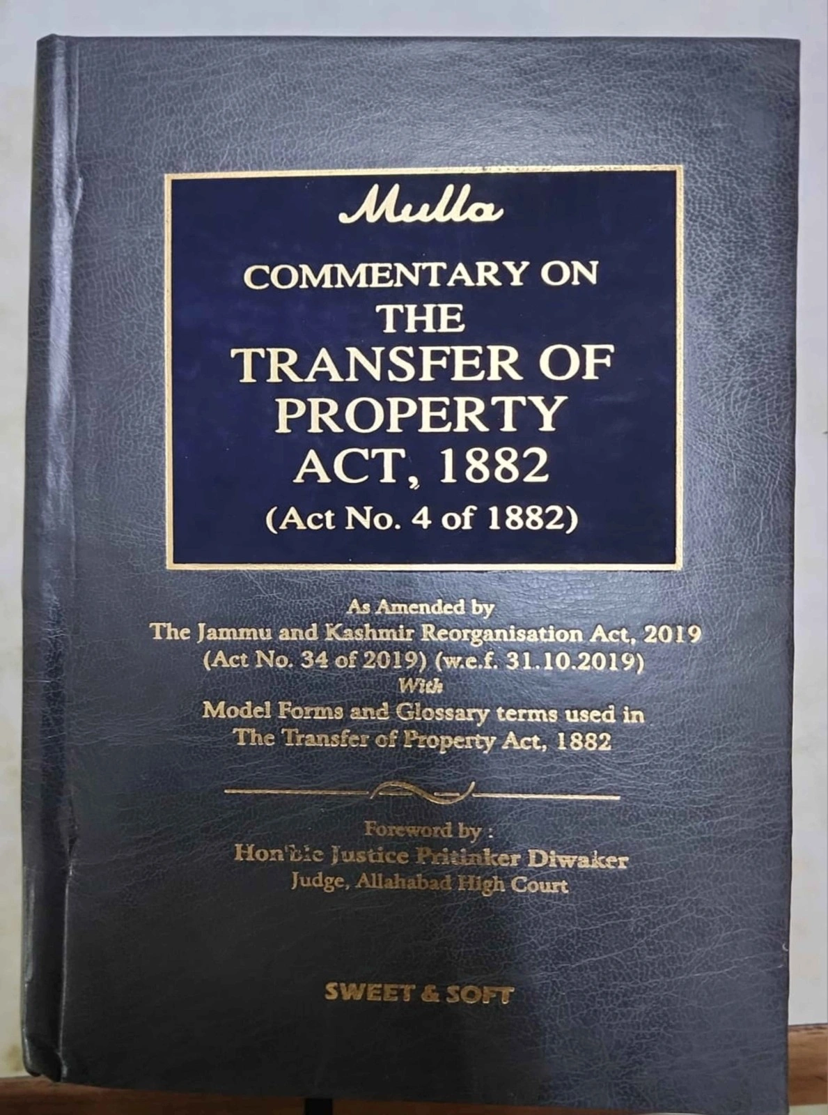 Transfer of Property Act, 1882 Reprint-2026