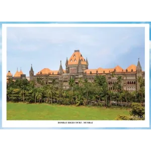 Bombay High Court Mumbai heritage art print