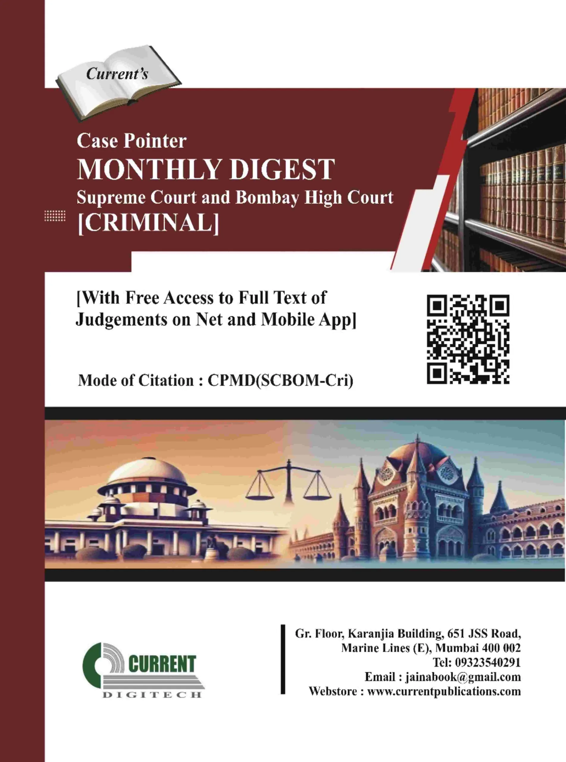 Case Pointer Monthly Digest Supreme Court and Bombay High Court Criminal