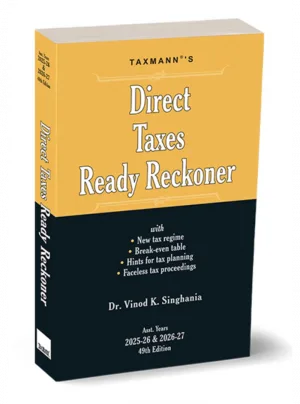 Direct Taxes Ready Reckoner 49th Edition 2025