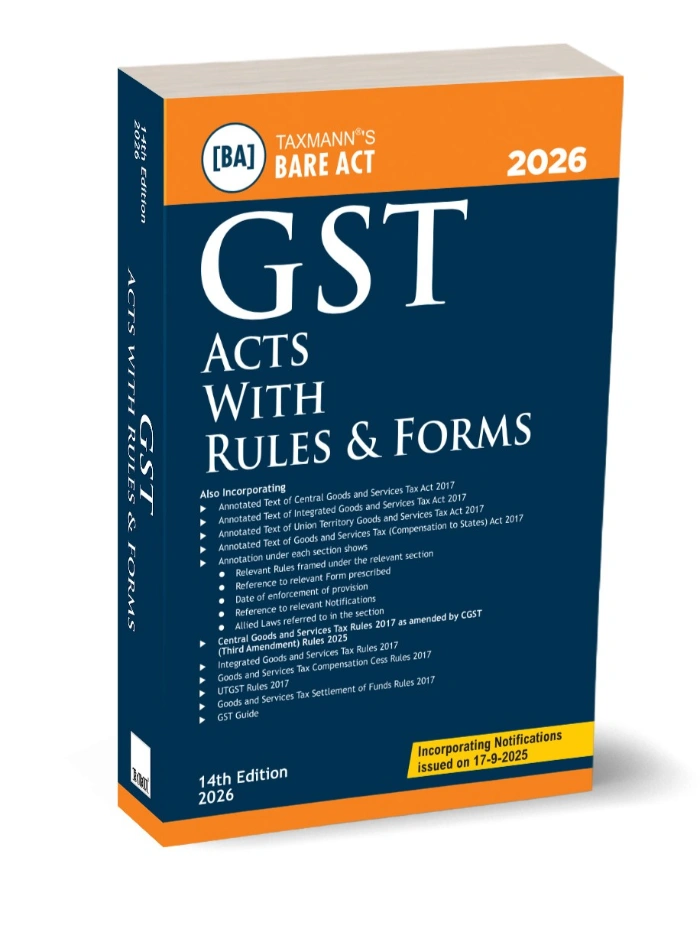 GST Acts with Rules & Forms 2026
