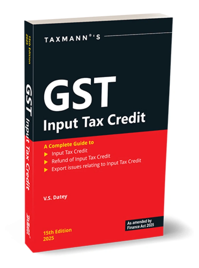 GST Input Tax Credit 15th Edition 2025