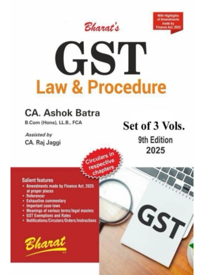 GST Law & Procedure 9th Edition 2025