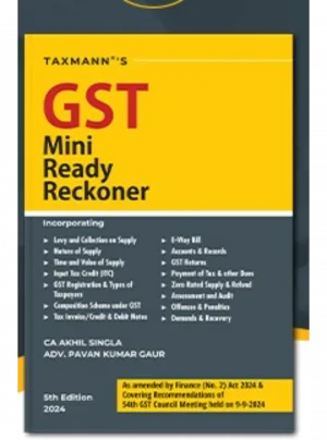 GST Mini Ready Reckoner 5th Edition 2024