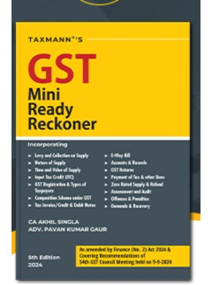 GST Mini Ready Reckoner 5th Edition 2024