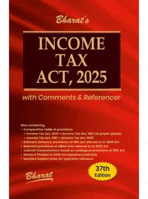 INCOME TAX ACT, 2025 37th Edition 2025