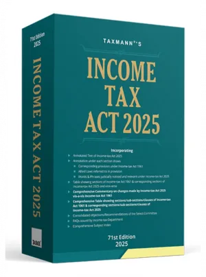 Income Tax Act 2025 71 Edition 2025