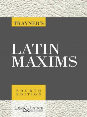 Latin Maxims Indian Reprint, 2025