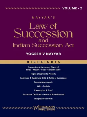 Law Of Succession And Indian Succession Act In 2 Volume