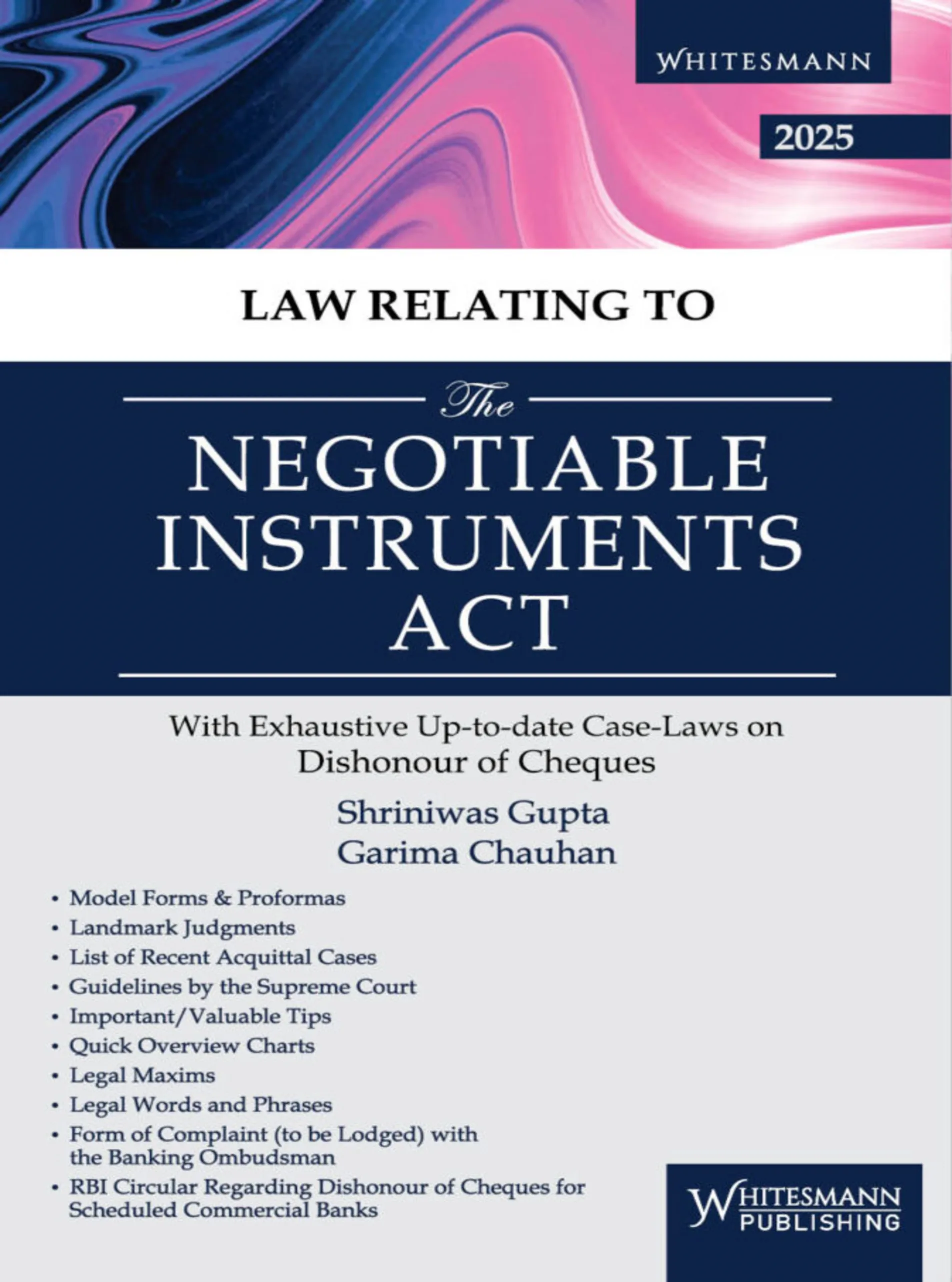 Law relating to the negotiable instruments act