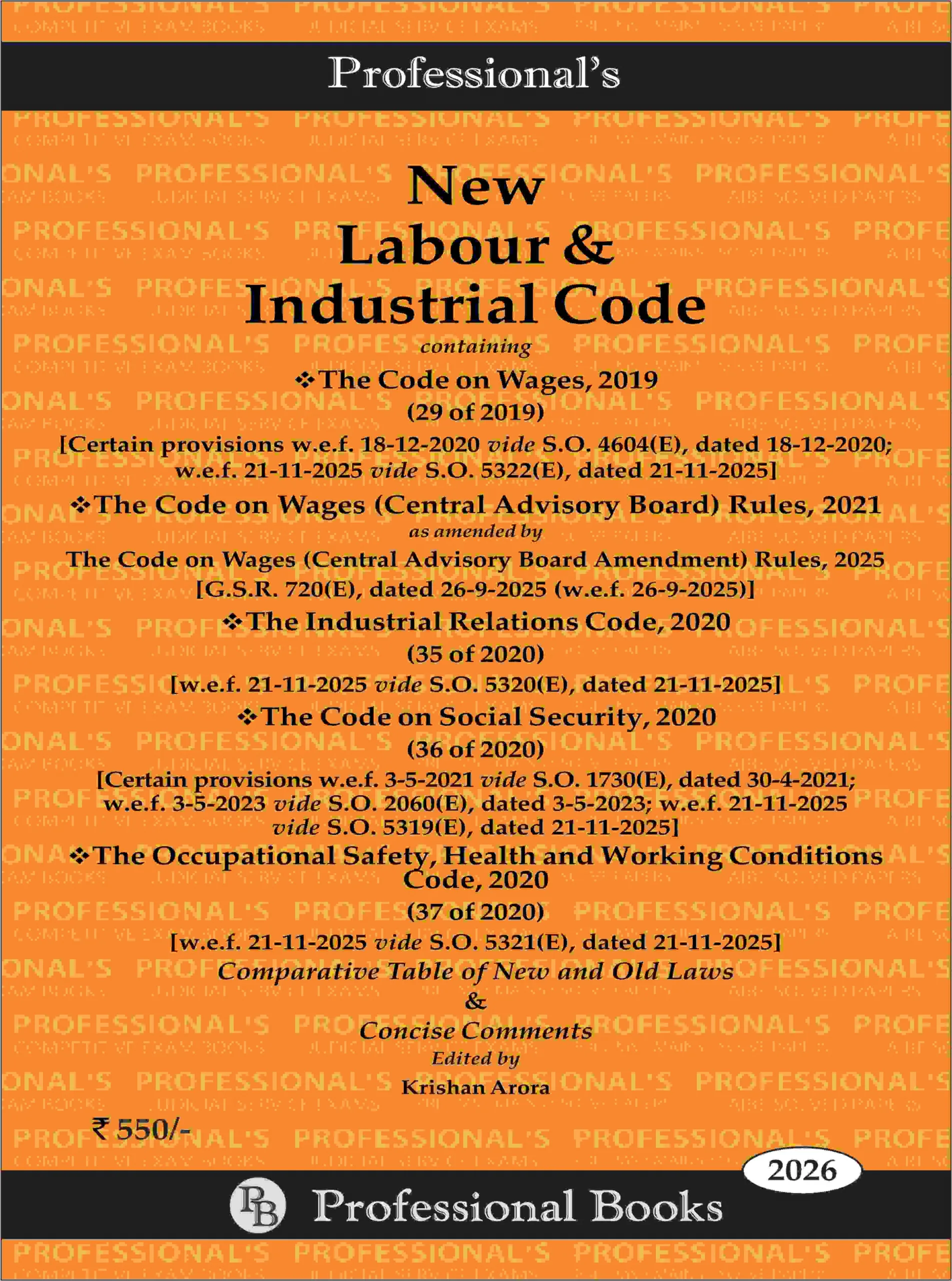 New Labour Industrial Code