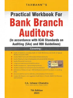 Practical Workbook for Bank Branch Auditors 7th Edition 2023