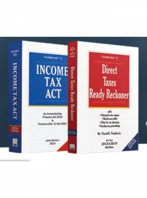 Special Edition Combo for Direct Taxes—Income Tax Act & Direct Taxes Ready Reckoner | Finance Act 2024 | Finance (No. 2) Act 2024 Edition | AYs 2024-25 & 2025-26 | Set of 2 Books