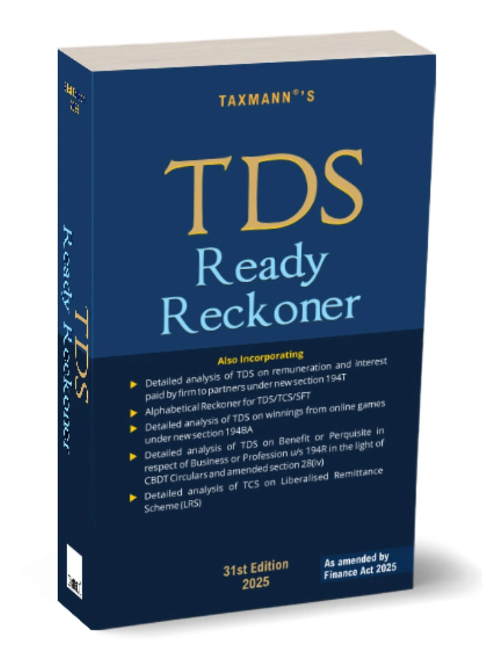 TDS Ready Reckoner 31st Edition 2025