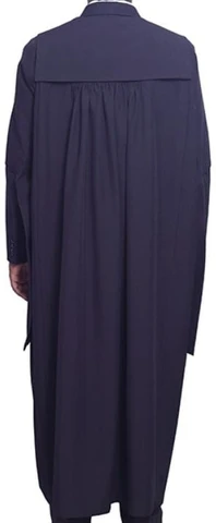 Judges & Senior Counsel Gown Imported Black Material Italian Silk Rich Look Wrinkle Free