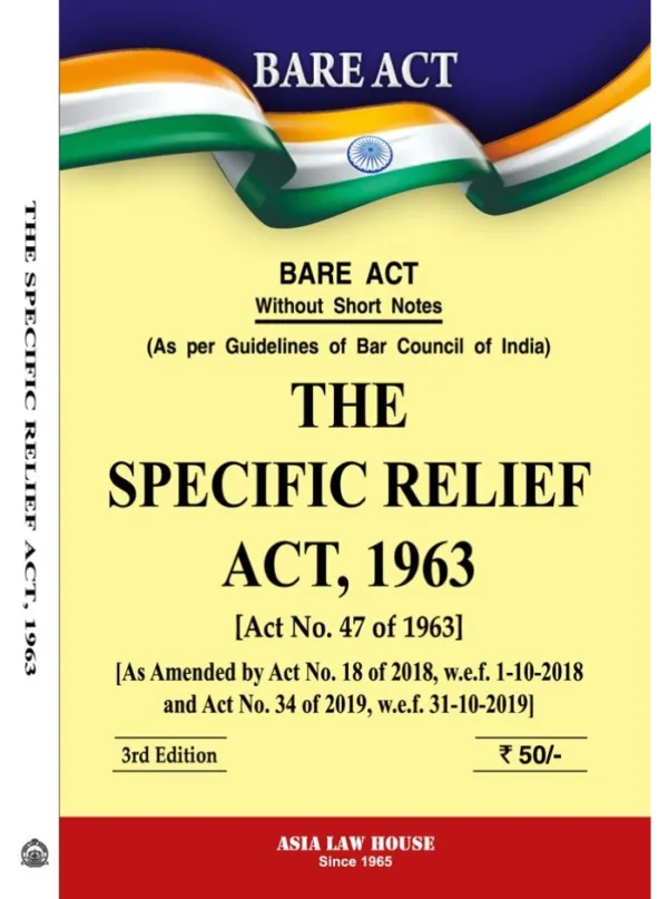 Bare Act Specific Relief Act 1963 3rd Edition 2025 - Naveen Publications
