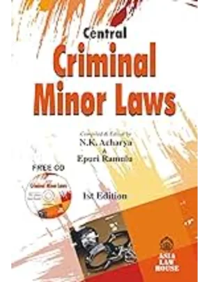 Central Criminal Minor Laws 1st Edition 2012