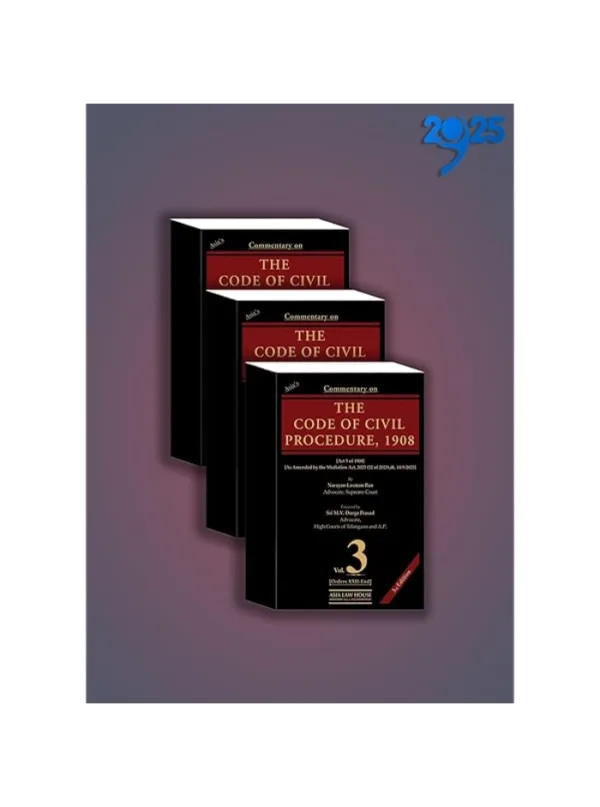 Commentary on Code of Civil Procedure, 1908 [Set of 3 Vols.] 3rd ...
