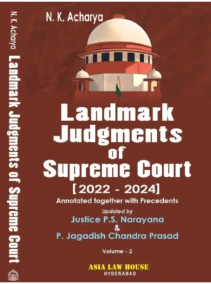 Landmark Judgments of Supreme Court -2 (Volume 2) 6th Edition 2024