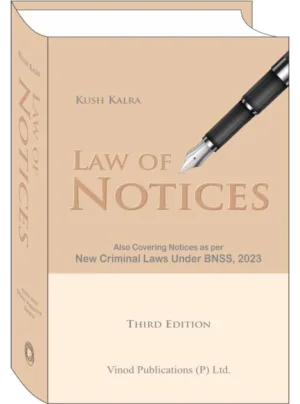Law Of Notices 3rd Edition 2024