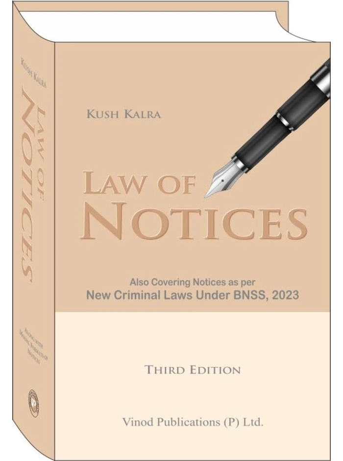 Law Of Notices 3rd Edition 2024 Edition