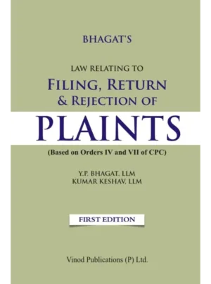 Law Relating to Filing, Return & Rejection of Plaints