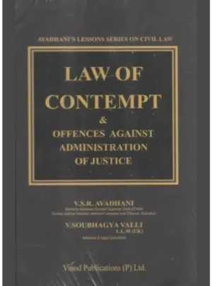 Law of Contempt & Offences Against Administration of Justice