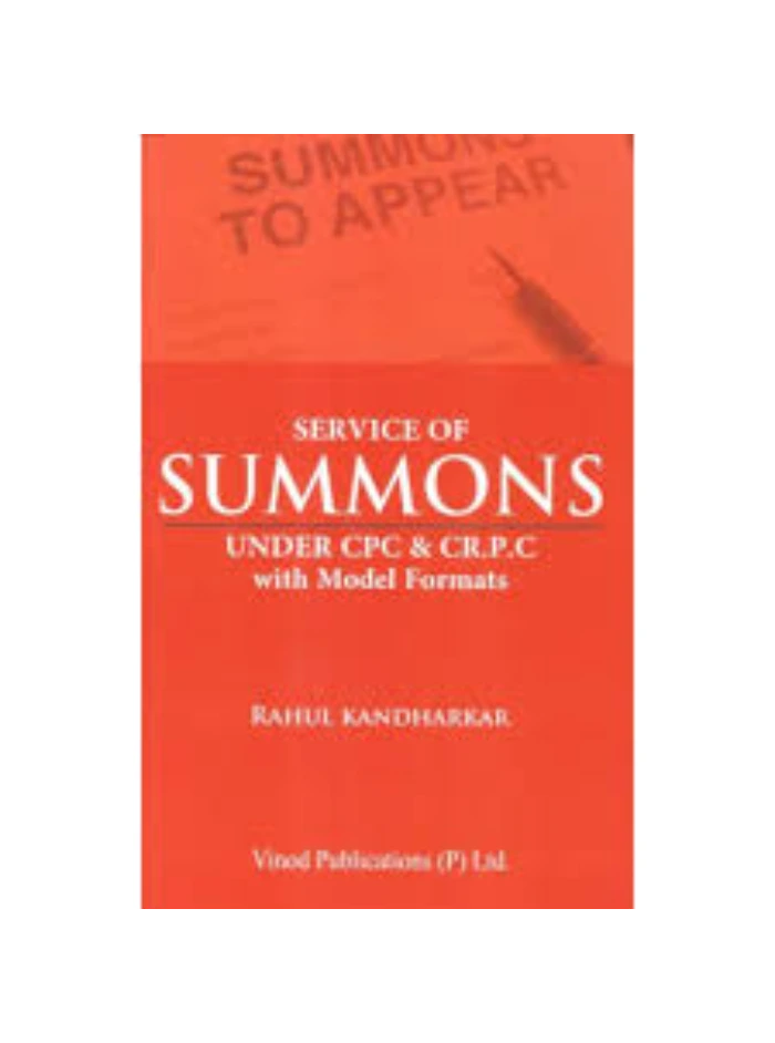 Service of Summons Under CPC & CR.P.C. Edition 2023