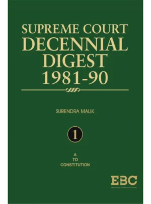 Supreme Court Decennial Digest, 1981–1990 (In 5 Volumes)