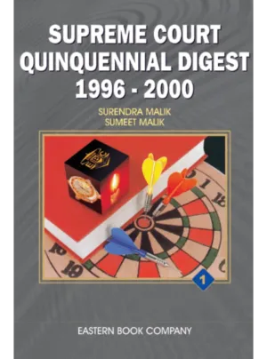 Supreme Court Quinquennial Digest, 1996–2000 (In 5 Volumes)