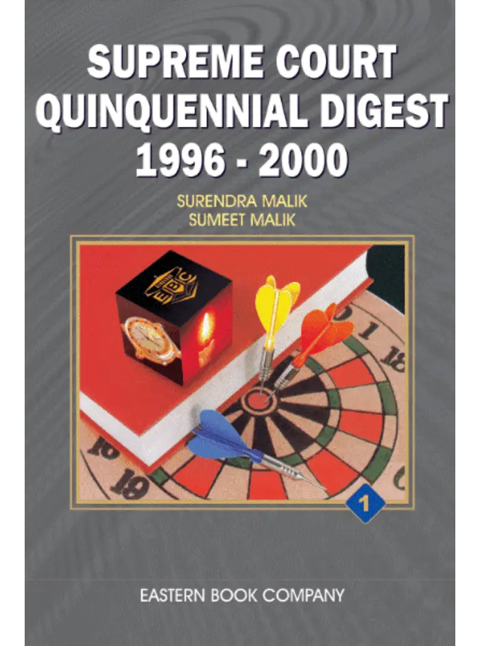 Supreme Court Quinquennial Digest, 1996-2000 (In 5 Volumes)