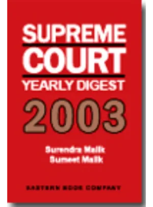 Supreme Court Yearly Digest 2003